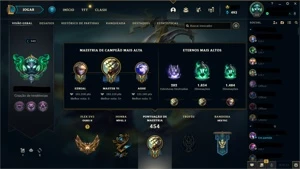 OTIMA CONTA LEAGUE OF LEGENDS MMR DIAMANTE LOL