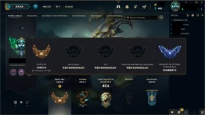 OTIMA CONTA LEAGUE OF LEGENDS MMR DIAMANTE LOL