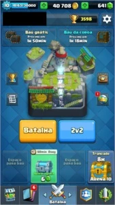 CONTA ROYALE: ARENA 10. NVL 10, 10 LENDÁRIAS E TROCA DE NICK - Clash Royale