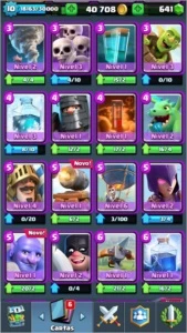 CONTA ROYALE: ARENA 10. NVL 10, 10 LENDÁRIAS E TROCA DE NICK - Clash Royale