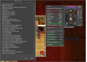 Vendo 2 Accs  Rp 224 Luminera / Ek 178 + Ek 132 Magera - Tibia