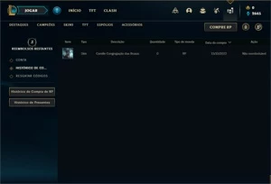 Conta prata 4 com TODOS os champs e 143 Skins - League of Legends LOL