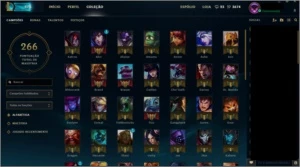 Conta unranked lvl 30 com skins raras! - League of Legends LOL