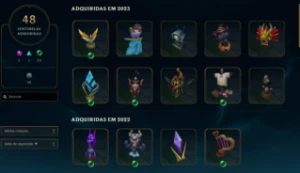 Conta LoL 659 skins diamond - League of Legends