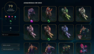 Conta LoL 659 skins diamond - League of Legends