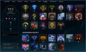 conta diamante 3, 4bonecos para adquirir todos - League of Legends LOL