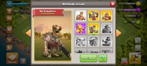 cv 12 semi full com bastante skins e 1k de gemas - Clash of Clans