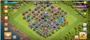cv 12 semi full com bastante skins e 1k de gemas - Clash of Clans