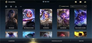 Conta Wild Rift 24 Skins - League of Legends: Wild Rift LOL WR