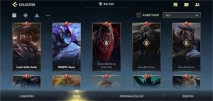 Conta Wild Rift 24 Skins - League of Legends: Wild Rift LOL WR