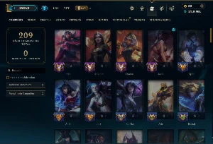 Esmeralda 4 com 85 Champs e 42 Skins +6 Vitoriosas - League of Legends LOL