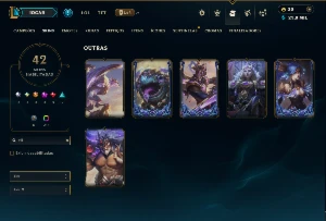 Esmeralda 4 com 85 Champs e 42 Skins +6 Vitoriosas - League of Legends LOL