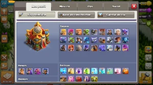 Conta Clash of Clans CV 16 recente