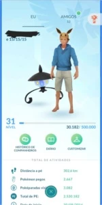 Conta pokemon GO rara