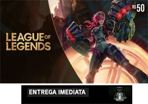 Riot Points - Gift Card Digital 50 Reais - Gift Cards
