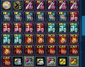 (LADMO) Conta com OMM, Full acessórios menos Anel Bellial - Digimon Masters Online