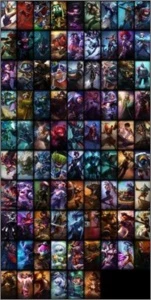 Diamante V, 120+ champs, 78 skins - League of Legends LOL