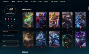 Conta League Of Legends LOL