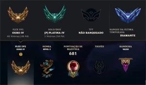 Conta League Of Legends LOL