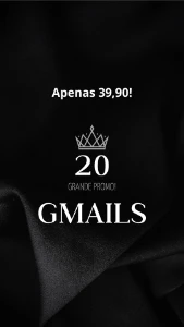 20 Gmails Grande Promoção! - Redes Sociais