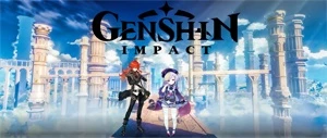 Conta Genshin Impact AR 5 com Diluc e Qiqi
