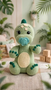 Dino baby - Artesanato e Personalizados