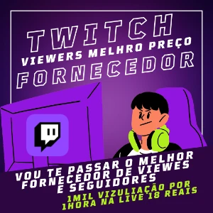 Twitch Viewers Online painel fornecedor - Redes Sociais