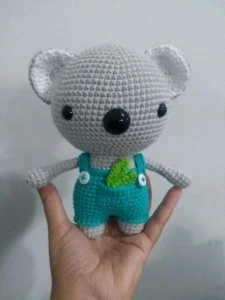Amigurumi Coala - Artesanato e Personalizados