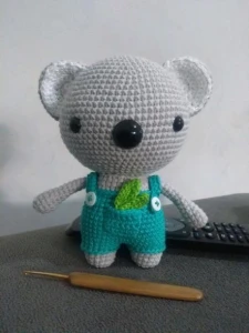 Amigurumi Coala - Artesanato e Personalizados