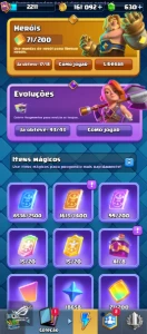 Conta Clash Royale muito boa