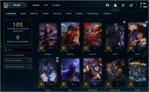 Conta Unranked Imperdível muitos champs - League of Legends LOL