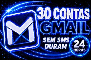 Gmail 30 contas Business Premium sem SMS - Emails