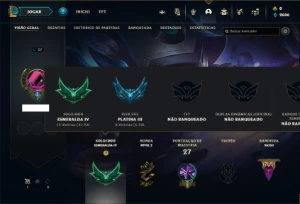Conta Esmeralda 4 com 42 Champs e 7 Skins + 3 Fragmentos - League of Legends LOL