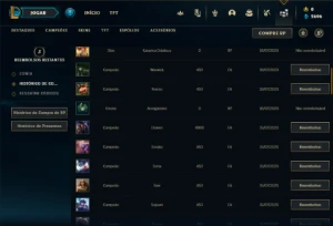 Conta Esmeralda 4 com 42 Champs e 7 Skins + 3 Fragmentos - League of Legends LOL