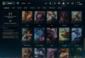 Conta Esmeralda 4 com 42 Champs e 7 Skins + 3 Fragmentos - League of Legends LOL