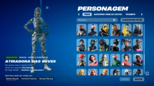 Conta Fortnite com passes do Cap. 1, 2 e 3 + 105 skins