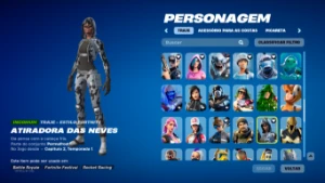 Conta Fortnite com passes do Cap. 1, 2 e 3 + 105 skins