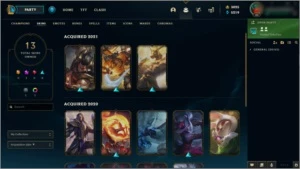 Conta League Of Legends Diamante, 3k de RP, 13 skins. LOL