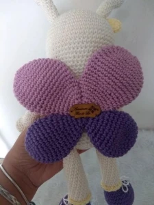 Amigurumi Borboleta - Artesanato e Personalizados