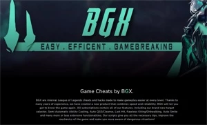 BGX SCRIPT - 30 days key + config premium + 1 smurf - League of Legends LOL