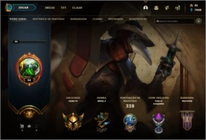 CONTA LOL lv94 OURO IV - 91 CAMPEÕES 29 SKINS 7400 ESSÊNCIAS - League of Legends