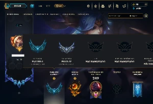 Prata 4 com 130 Champs e 137 Skins +1 Prestigio - League of Legends LOL