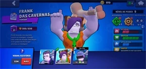 Conta Brawl 46 personagens + skins - Brawl Stars