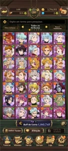 Nanatsu Grand cross Global BR conta - Outros
