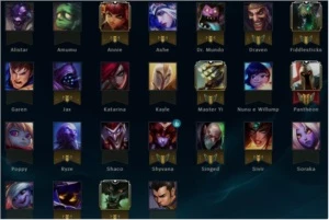 CONTA PLATINA IV + CONTA GOLD IV - League of Legends LOL