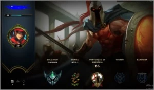 CONTA PLATINA IV + CONTA GOLD IV - League of Legends LOL