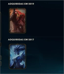 CONTA PLATINA IV + CONTA GOLD IV - League of Legends LOL