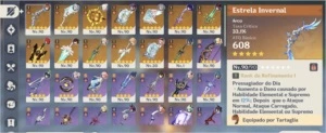 Conta End Game - Genshin Impact