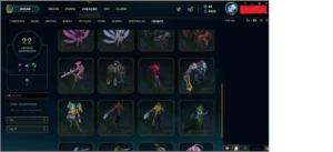 CONTA PLATINA 2, TODOS OS CAMPEÕES, 90 SKINS - League of Legends LOL