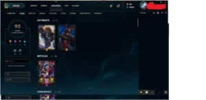 CONTA PLATINA 2, TODOS OS CAMPEÕES, 90 SKINS - League of Legends LOL